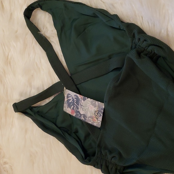 Toluca Swim Venus Midi Long Cross-back one-piece - Palm - Picture 8 of 12